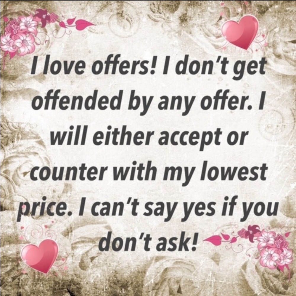 Don’t like the price, please make me an offer!